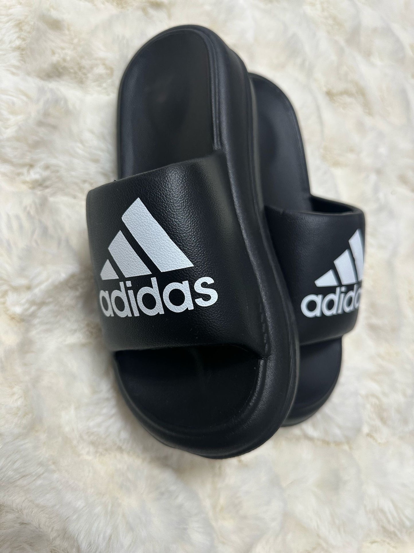 Papuci Dama AD Negru/Alb