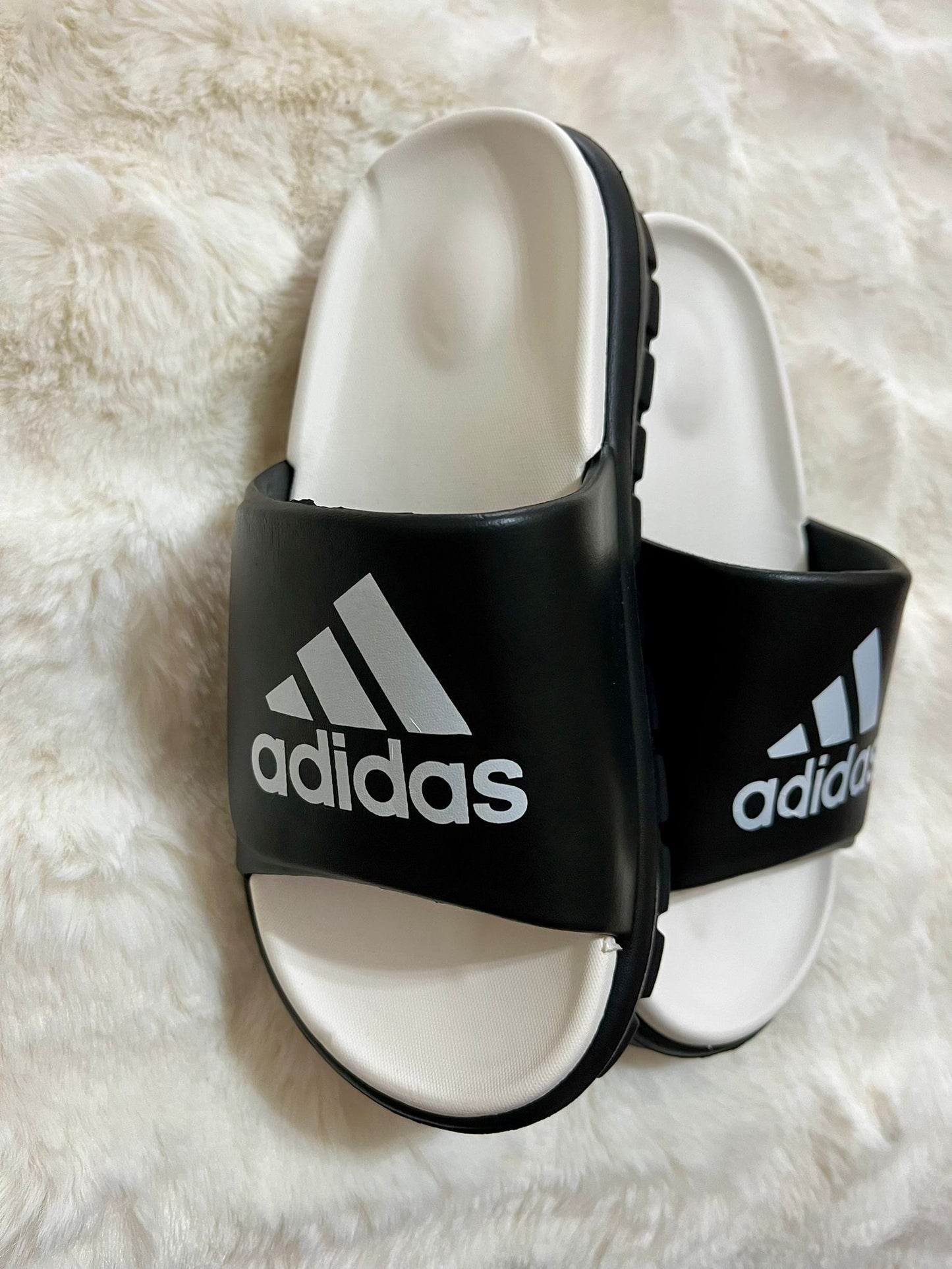 Papuci Barbati Ad Negru/Talpa Alba