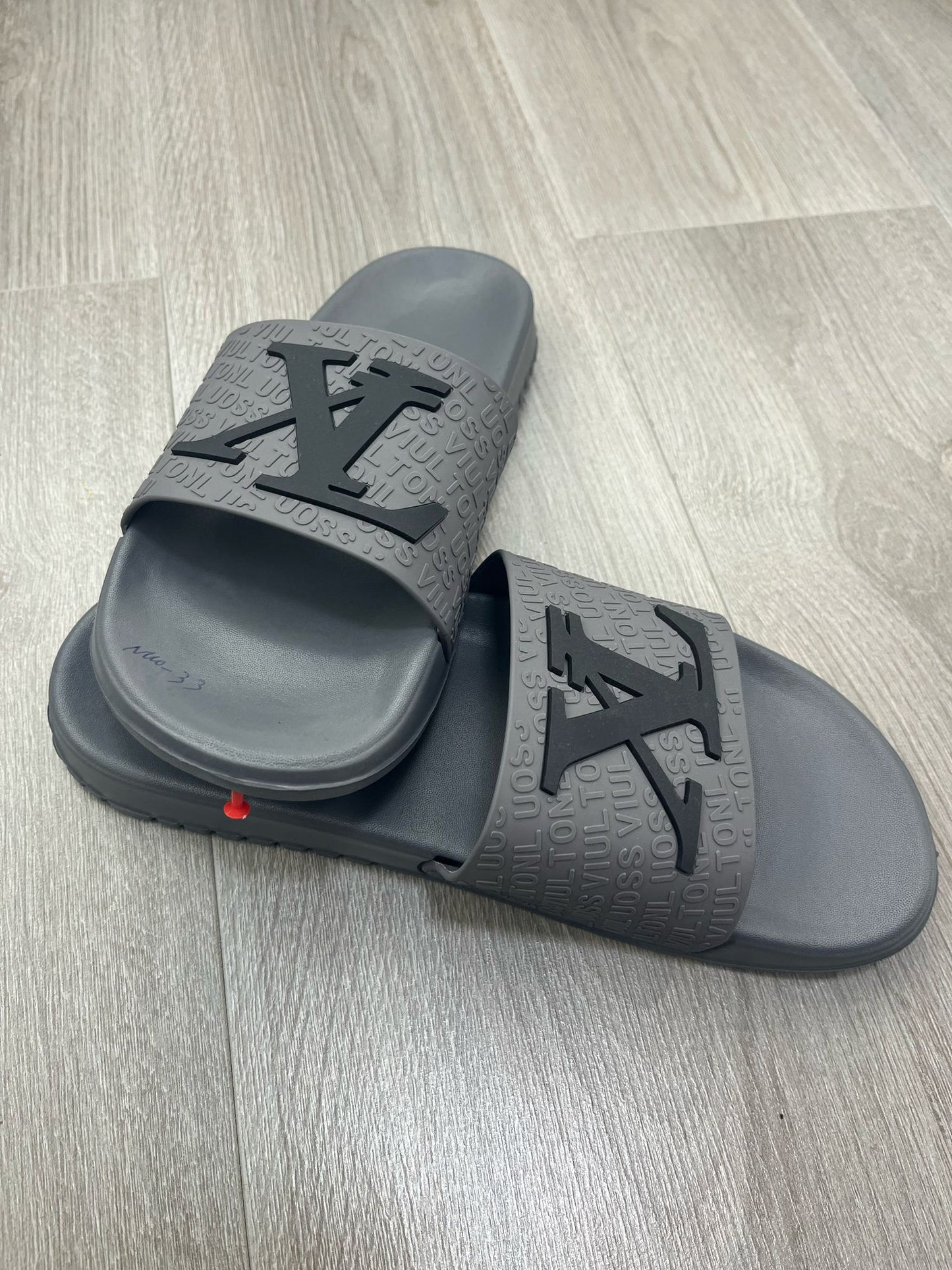 Papuci Barbati XL 3 Gri/Negru