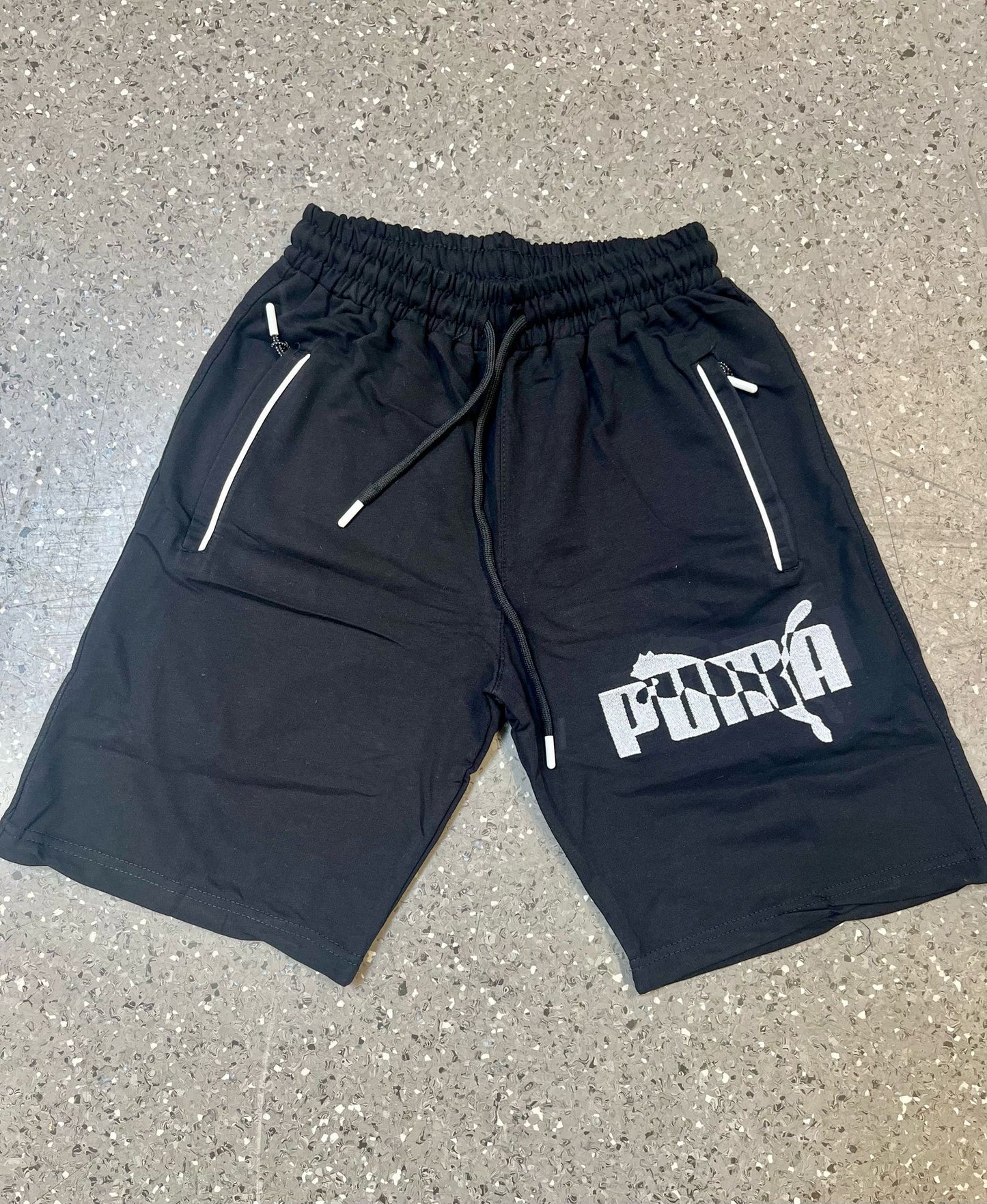 Pantalon Barbat Sc Pma Negru/Alb
