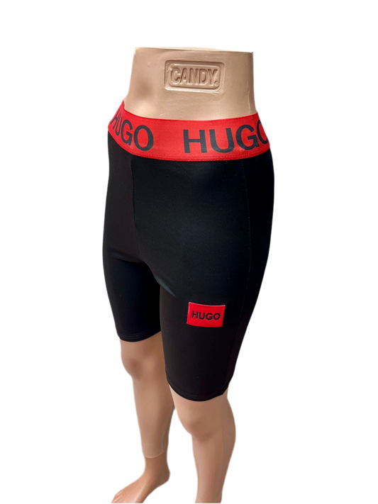 Pantalon SC Dama Hgo Negru/Rosu